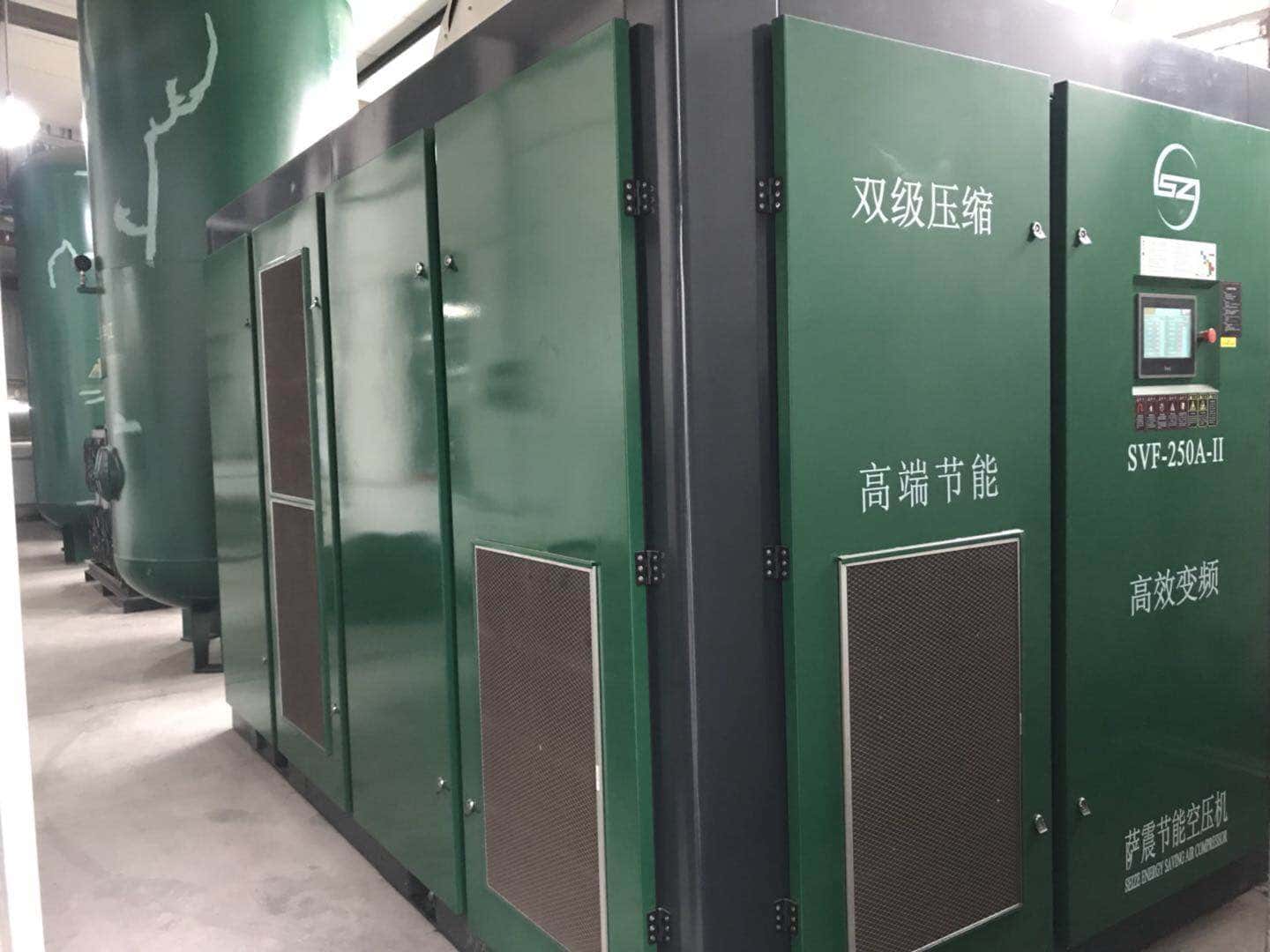 薩震節(jié)能空壓機(jī)客戶現(xiàn)場(chǎng)圖
